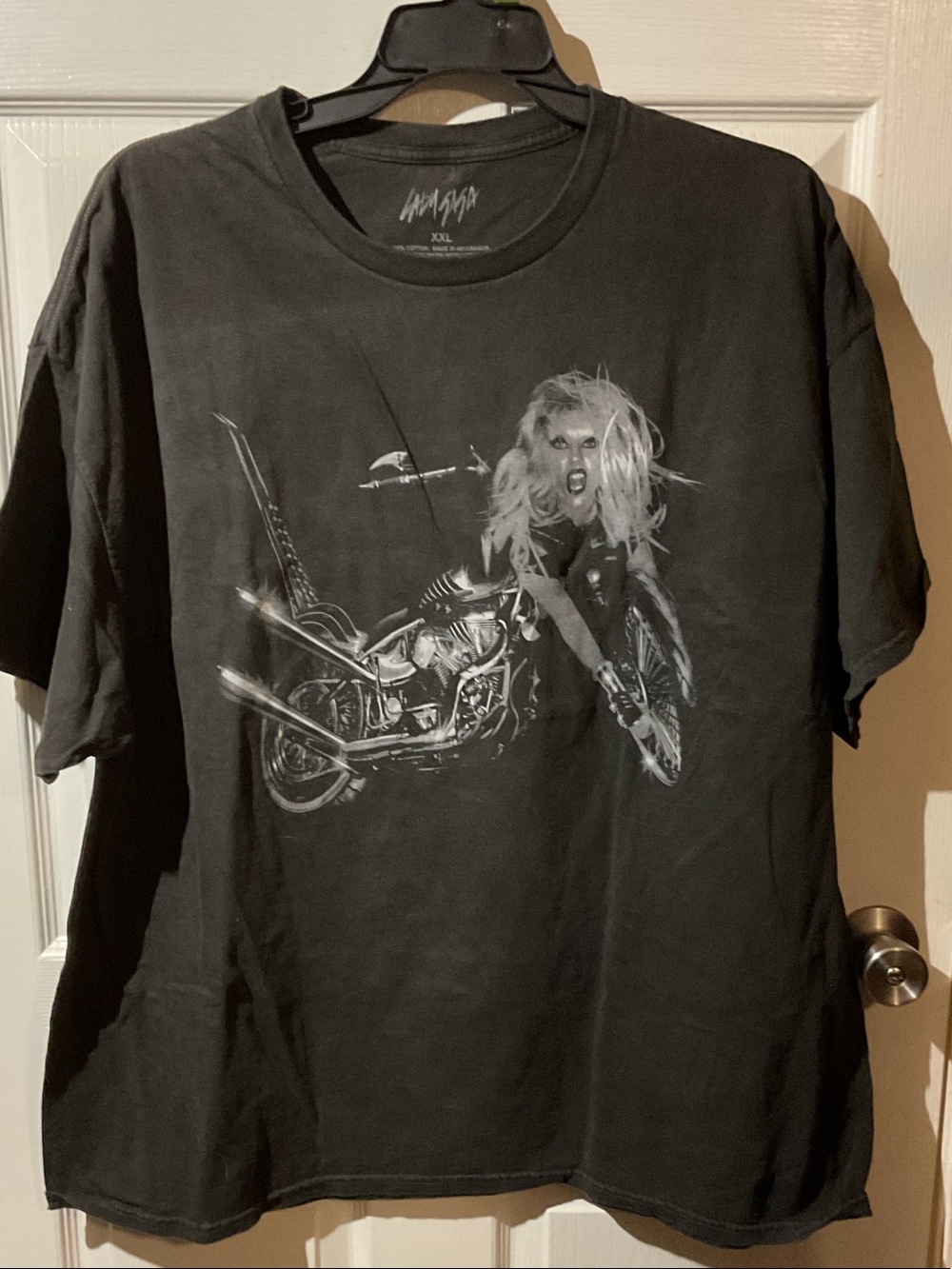 Lady Gaga Born This Way Band Tee with Backhit